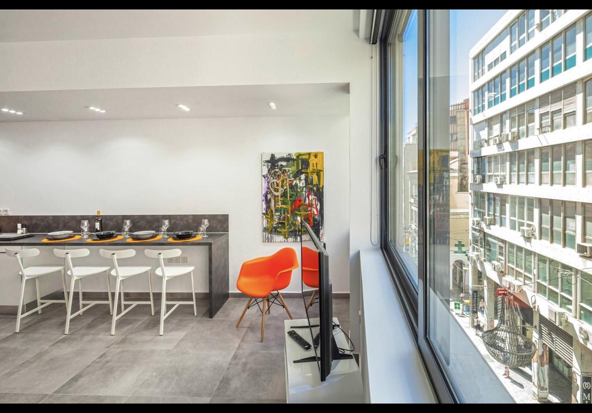 Hermes Apartments Athene Buitenkant foto